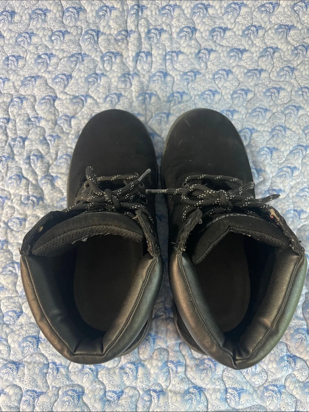 Skechers Black Kids Lace-Up Ankle Boots